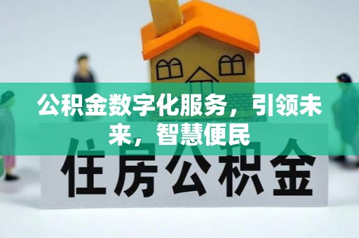 闽清公积金数字化服务，引领未来，智慧便民