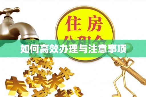 闽清如何高效办理与注意事项