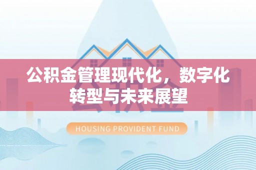 闽清公积金管理现代化，数字化转型与未来展望