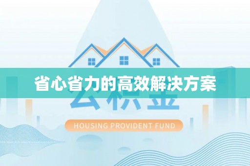 闽清省心省力的高效解决方案