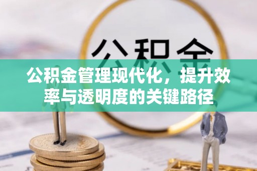 闽清公积金管理现代化，提升效率与透明度的关键路径