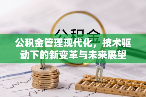 闽清公积金管理现代化，技术驱动下的新变革与未来展望