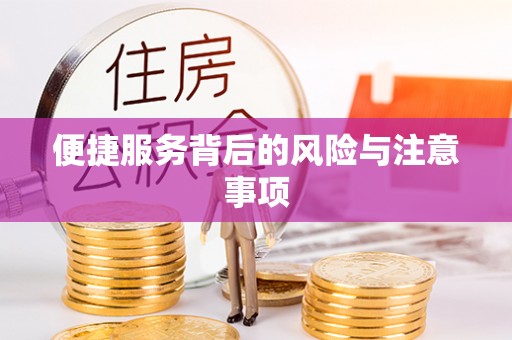 闽清便捷服务背后的风险与注意事项