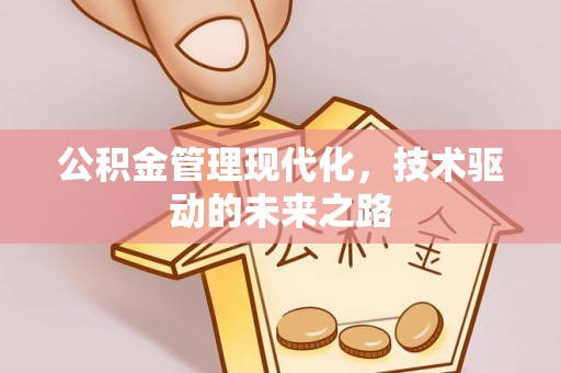 闽清公积金管理现代化，技术驱动的未来之路